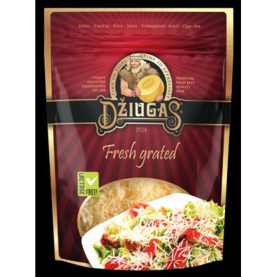 Hard cheese Džiugas shredded, 100 g